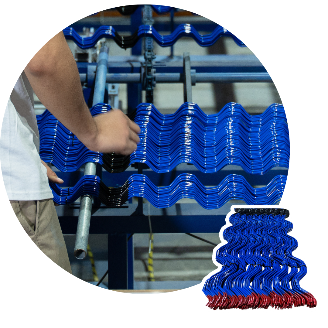 Zig Zag Plastificado — Fijación para Invernadero
